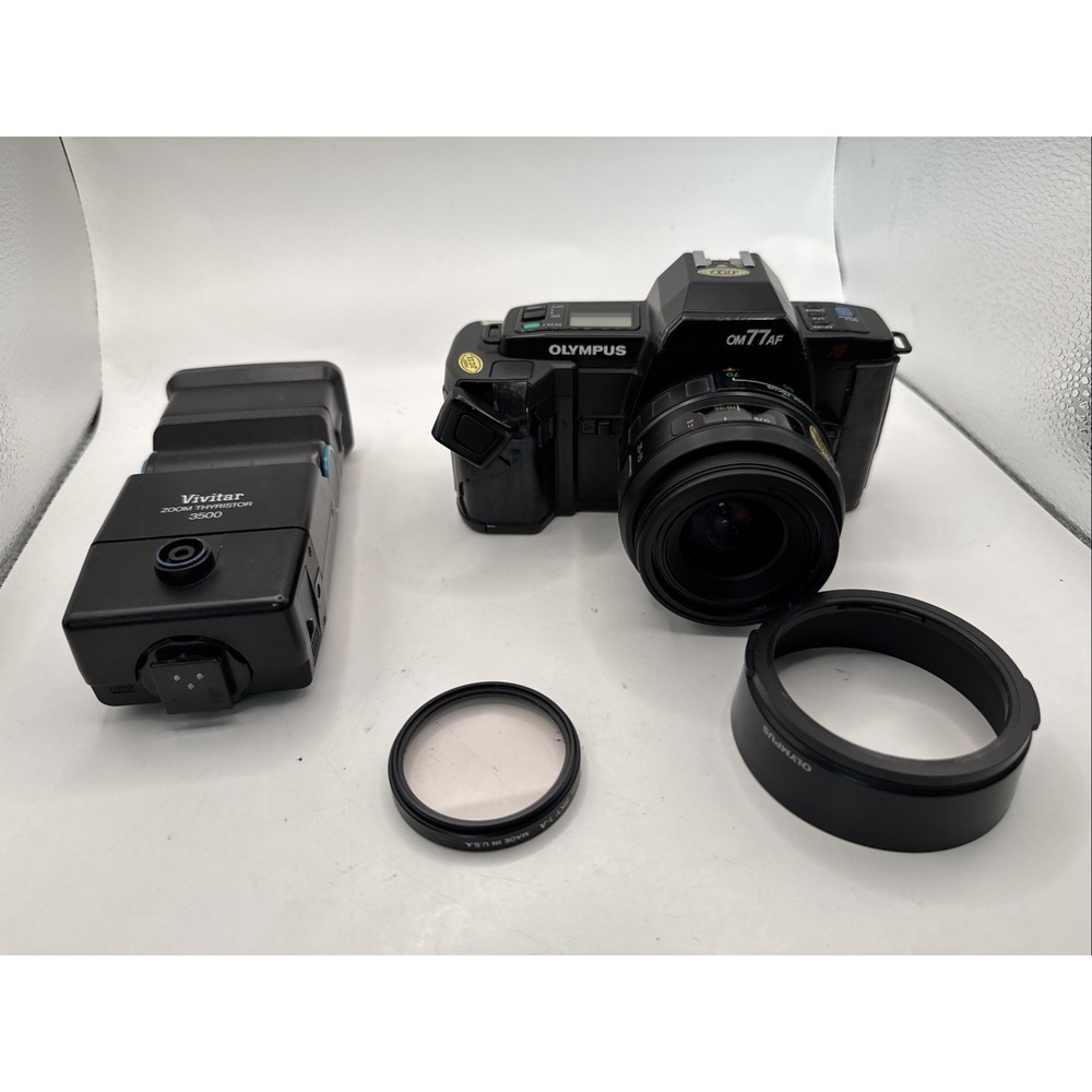Olympus SLR camera AF 50 mm 1:1,8 AF Lens #OM77AF - Power Button Broken